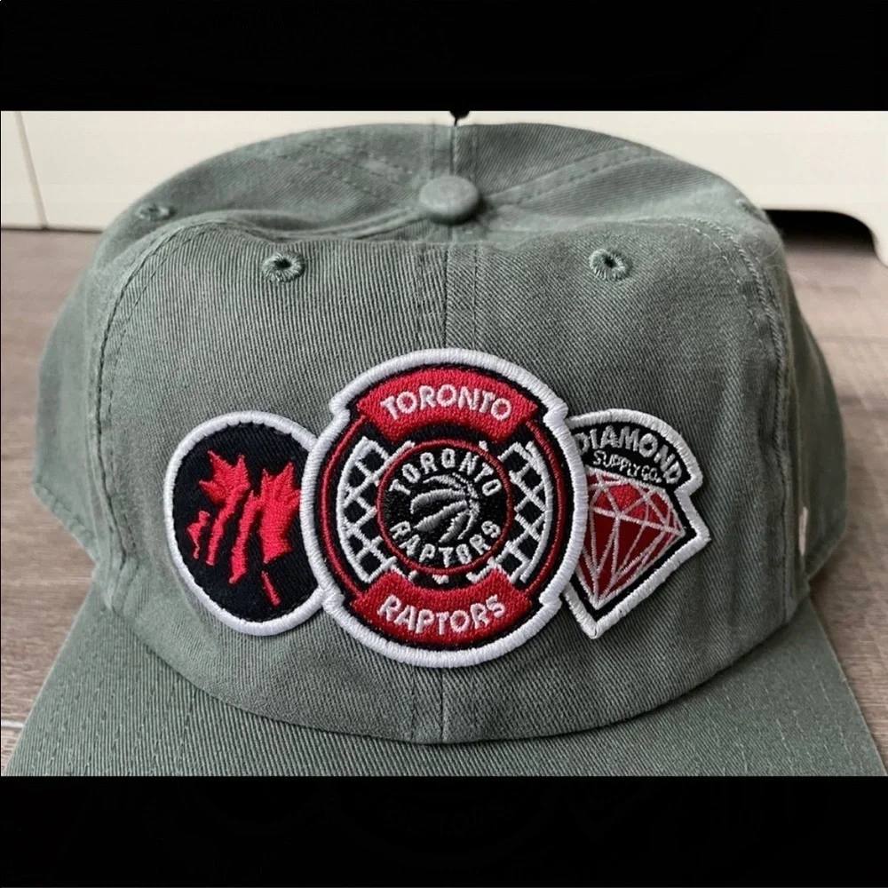 47 Brand Sample Toronto Raptors Diamond Supply Patch CAPTAIN DT Cap